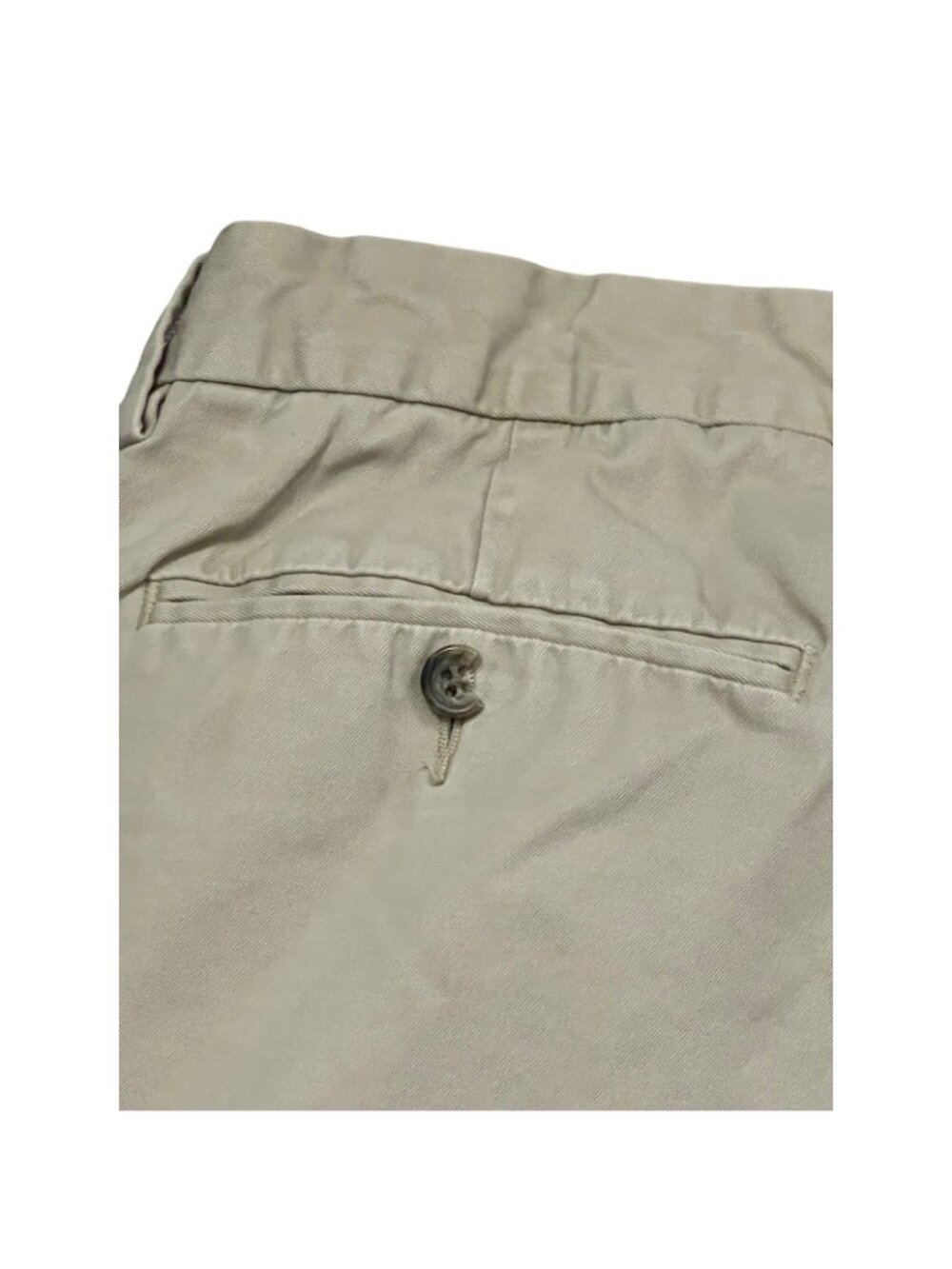 J. Crew Mens 34x30 Flat Front Khaki Cotton Casual Chino Pants Beige - Picture 4 of 13